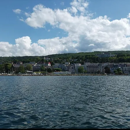 Apartment T2 Centre Ville, 150m Du Lac, Parking - Thermes Evian-les-Bains